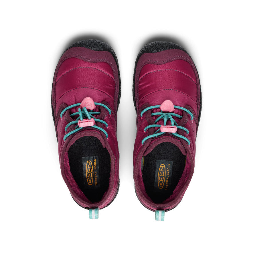 Big Kids' Howser II Waterproof Chukka Beaujolais/Pool Blue / Keen