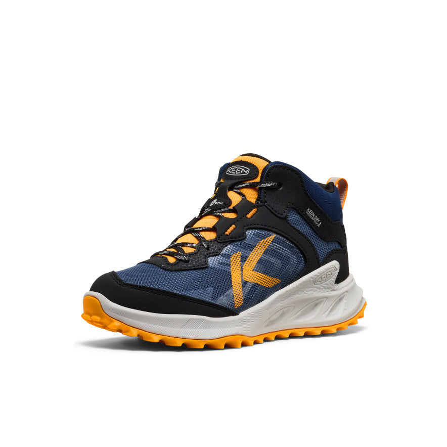 Big Kids' Zionic Waterproof Boot Naval Academy/Bright Marigold / Keen