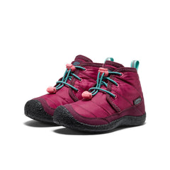 Little Kids' Howser II Waterproof Chukka Beaujolais/Pool Blue / Keen