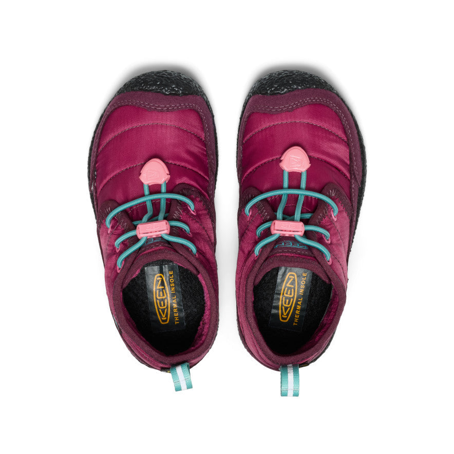 Little Kids' Howser II Waterproof Chukka Beaujolais/Pool Blue / Keen