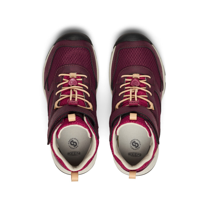 Big Kids' Skua Waterproof Boot Fig/Peach Fuzz / Keen