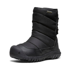 Little Kids' Puffrider Waterproof Winter Boot Black/Steel Grey / Keen