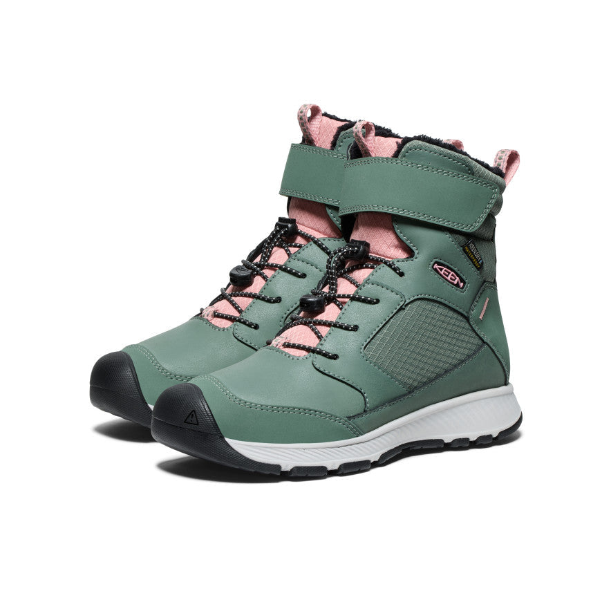 Big Kids' Skua Waterproof Winter Boot Dark Forest/Rose Elegance / Keen