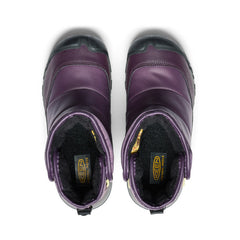 Big Kids' Puffrider Waterproof Winter Boot Black Plum/Daiquiri Green / Keen