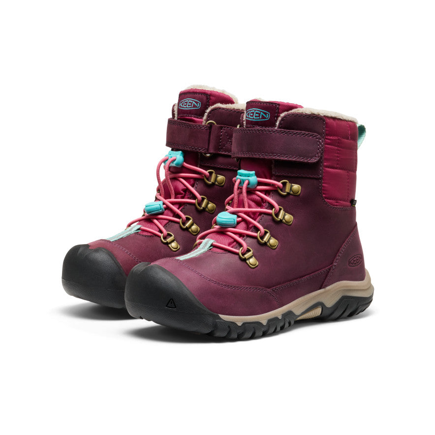 Big Kids' Kanibou Waterproof Winter Boot Fig/Pink Lemonade / Keen
