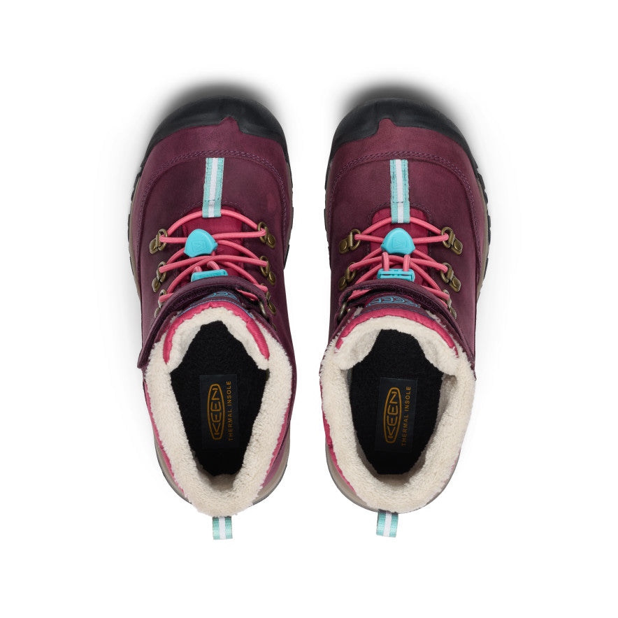 Big Kids' Kanibou Waterproof Winter Boot Fig/Pink Lemonade / Keen