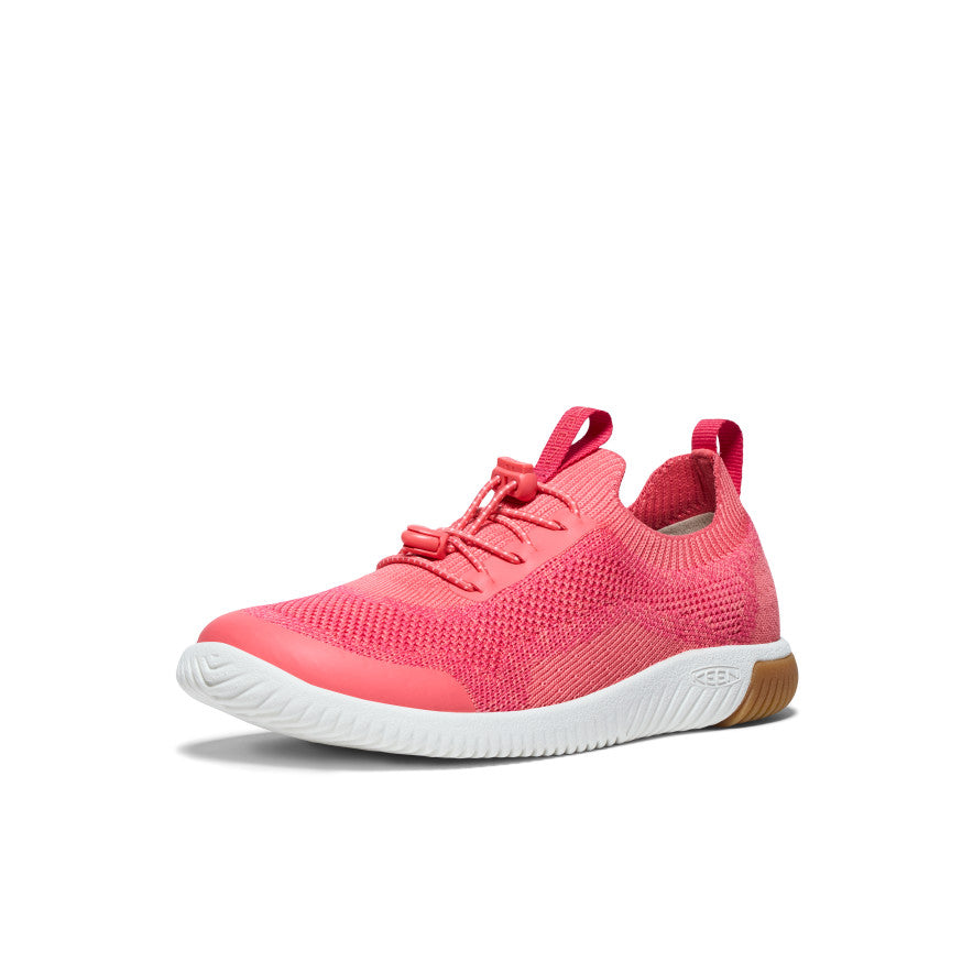 Big Kids' KNX Knit Sneaker Dubarry/Star White / Keen