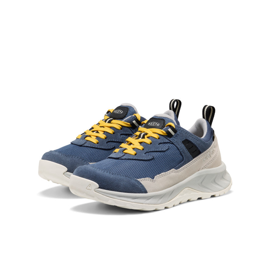 Big Kids' Hightrail Waterproof Hiking Shoe Vintage Indigo/Alloy / Keen