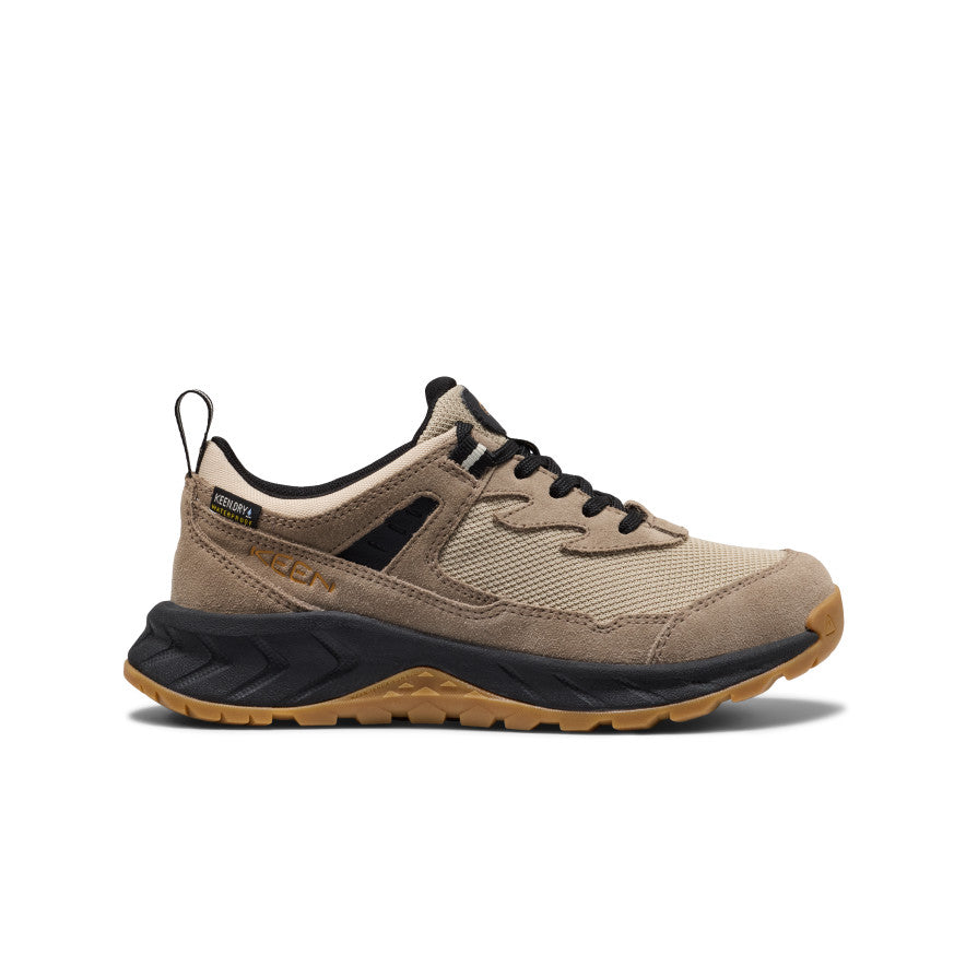 Big Kids' Hightrail Waterproof Hiking Shoe Brindle/Oak Buff / Keen