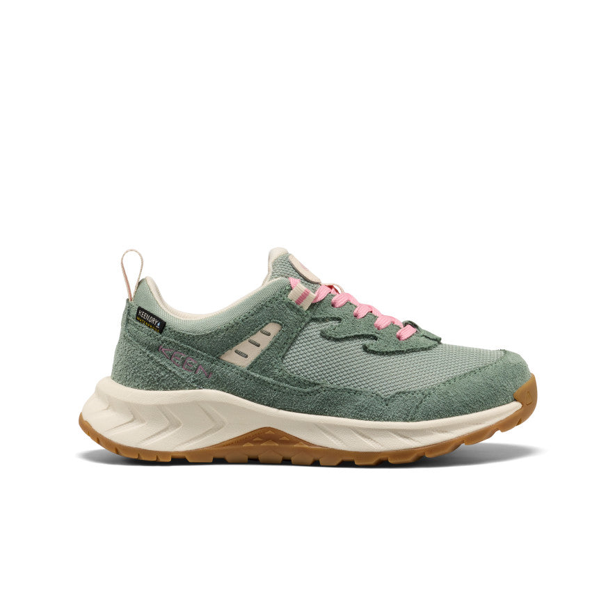 Big Kids' Hightrail Waterproof Hiking Shoe Lily Pad/Cashmere Rose / Keen