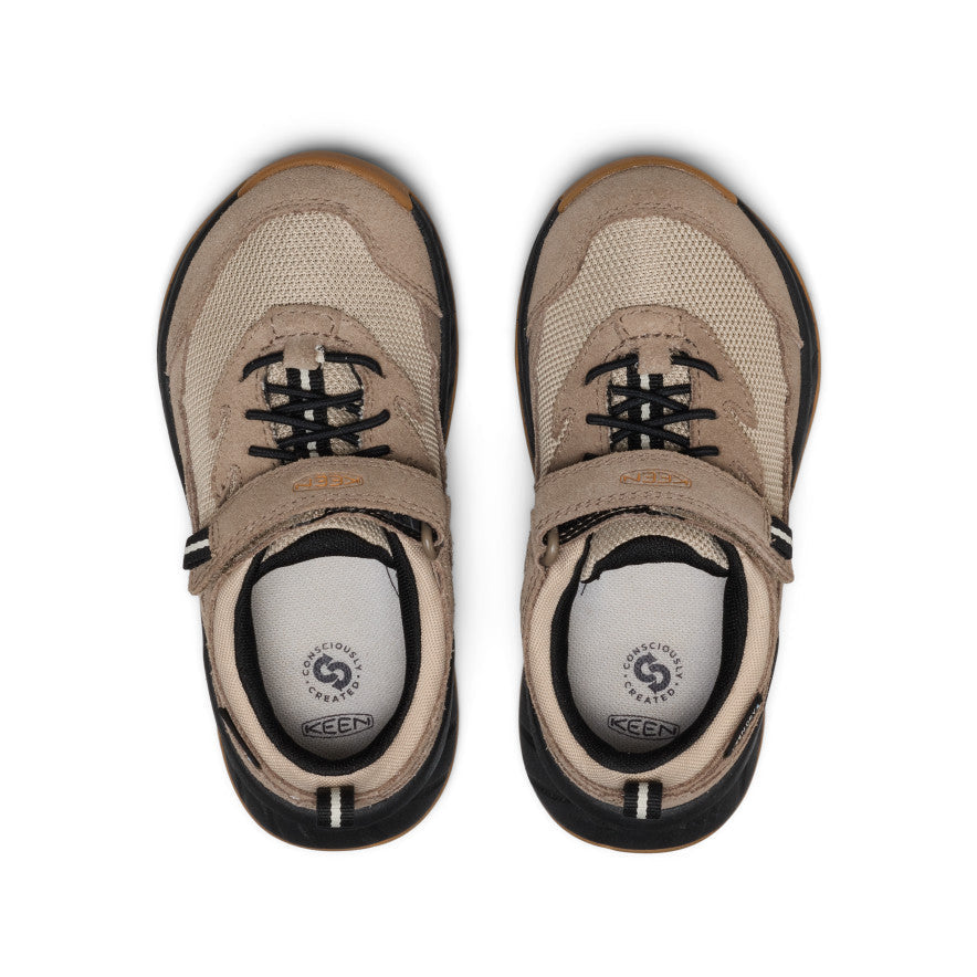 Little Kids' Hightrail Waterproof Hiking Shoe Brindle/Oak Buff / Keen