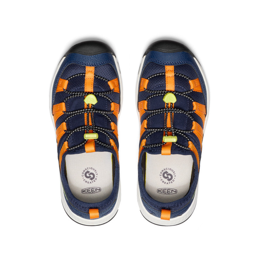 Big Kids' Motozoa Sneaker Naval Academy/Bright Marigold / Keen