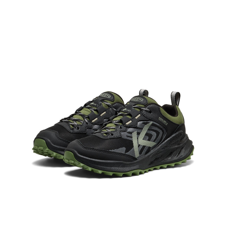 Big Kids' Zionic Waterproof Shoe Black/Bronze Green / Keen
