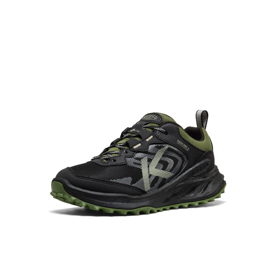 Big Kids' Zionic Waterproof Shoe Black/Bronze Green / Keen