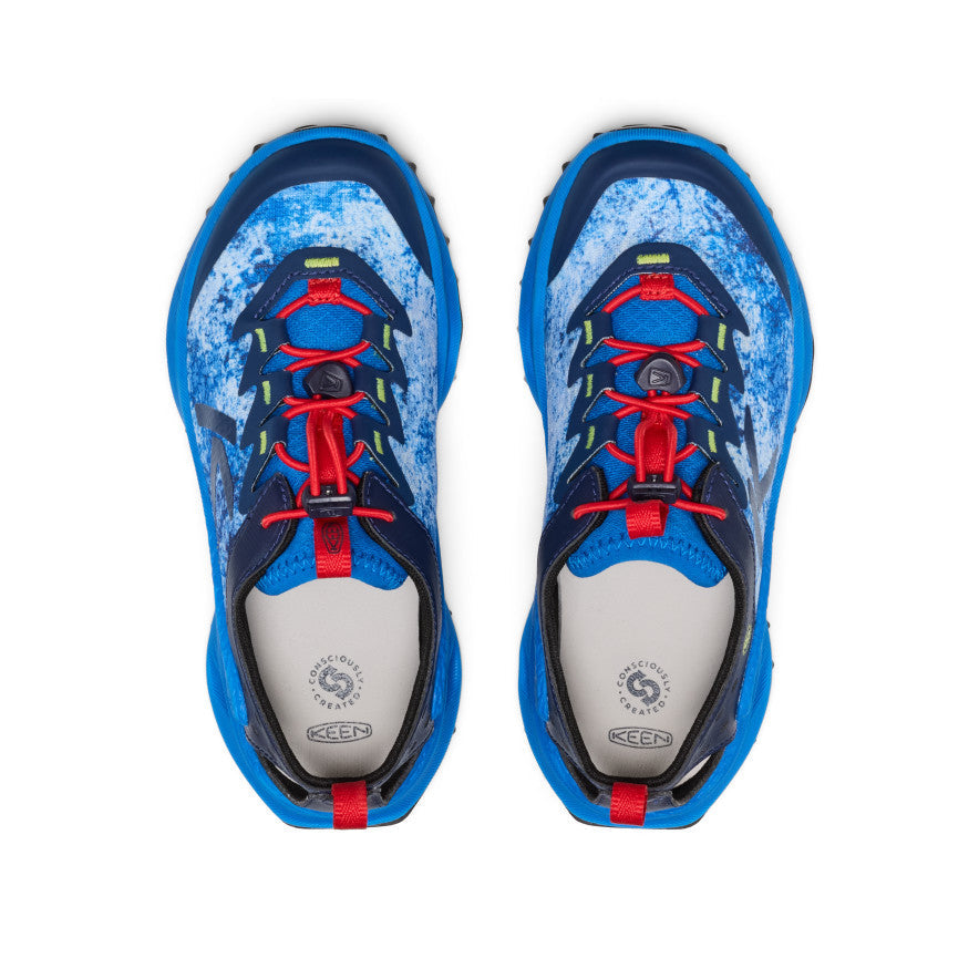 Big Kids' Zionic ADV Sandal Precious Blue/Racing Red / Keen