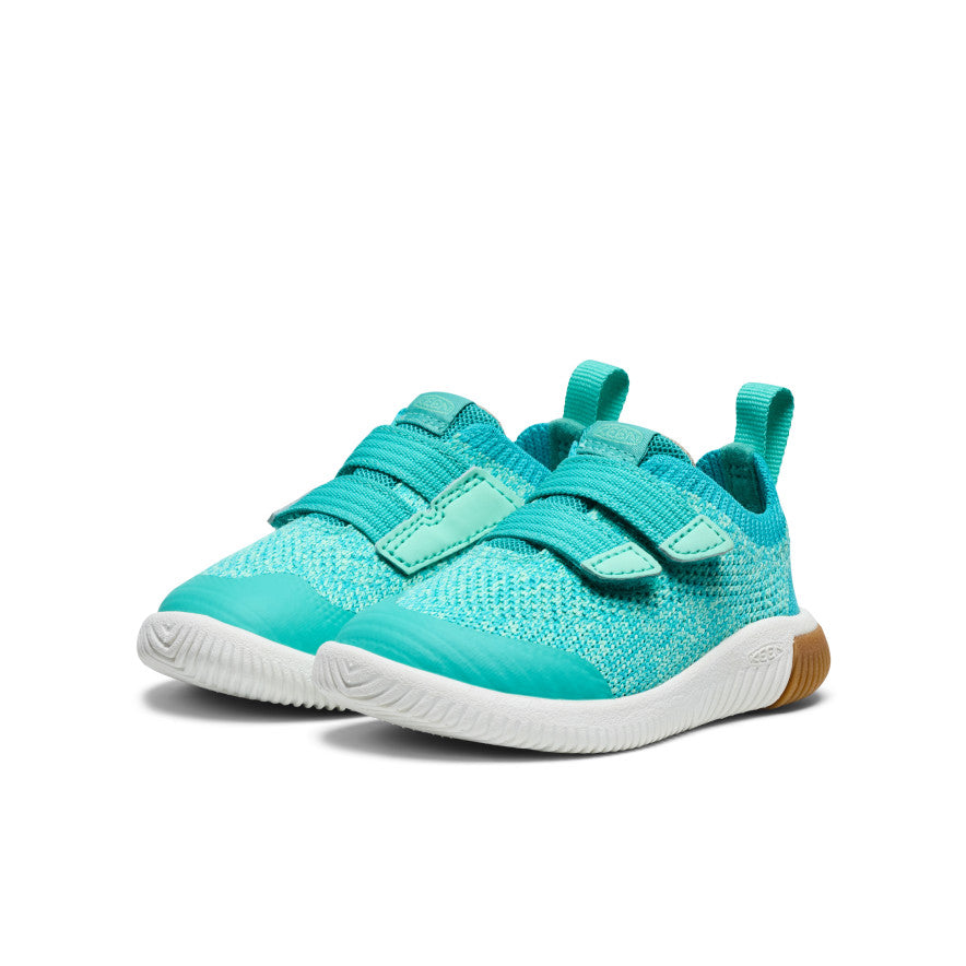 Toddlers' KNX Knit Double Strap Bright Aqua/Cabbage / Keen