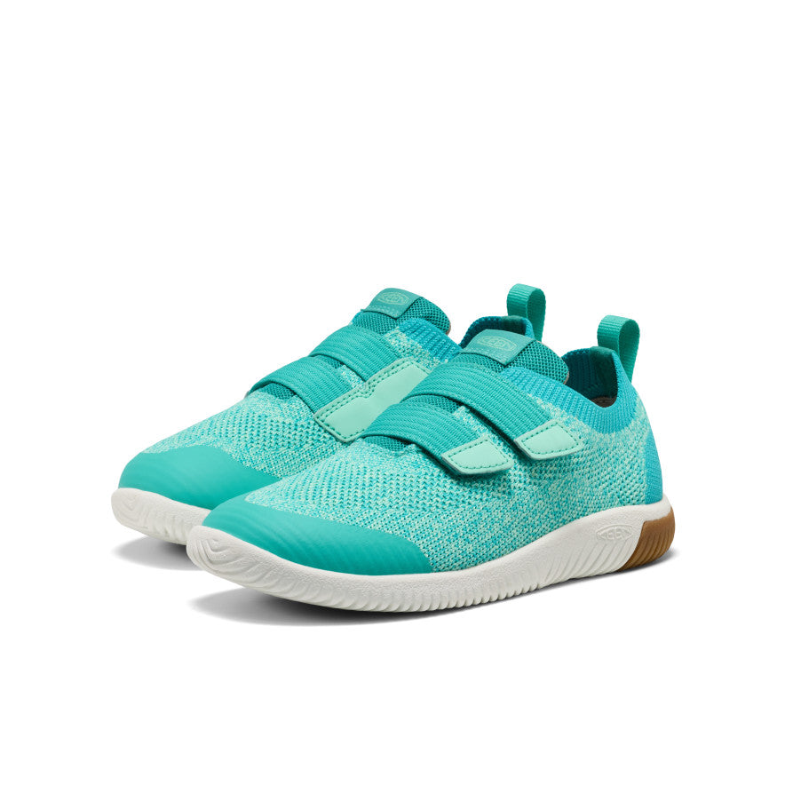 Big Kids' KNX Knit Double Strap Bright Aqua/Cabbage / Keen