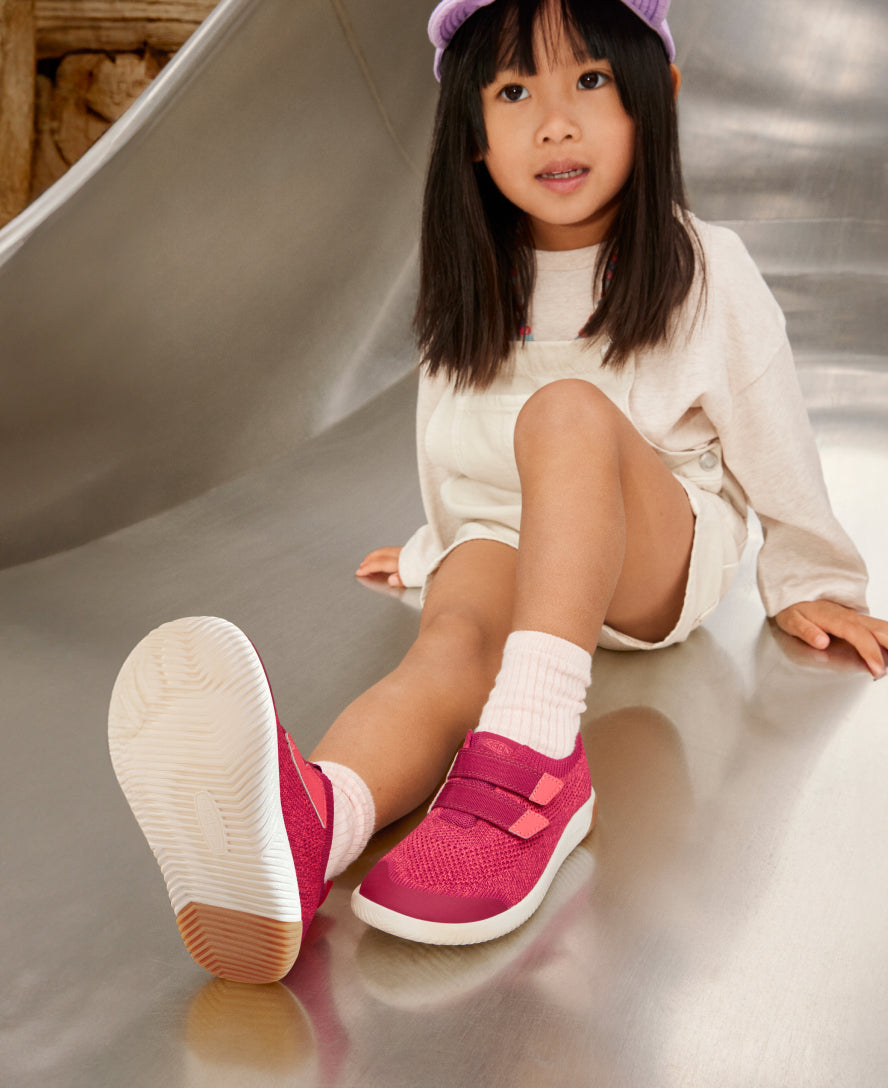 Big Kids' KNX Knit Double Strap Beaujolais/Raspberry / Keen