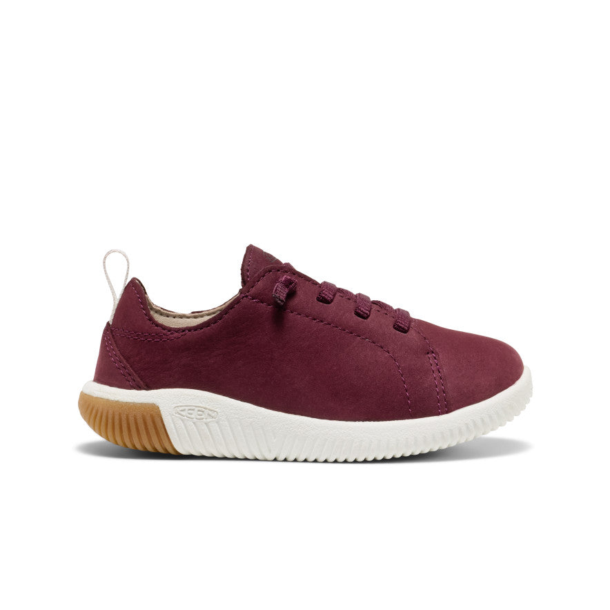 Little Kids' KNX Leather Sneaker Fig/Star White / Keen