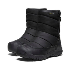 Big Kids' Puffrider Waterproof Winter Boot Black/Steel Grey / Keen