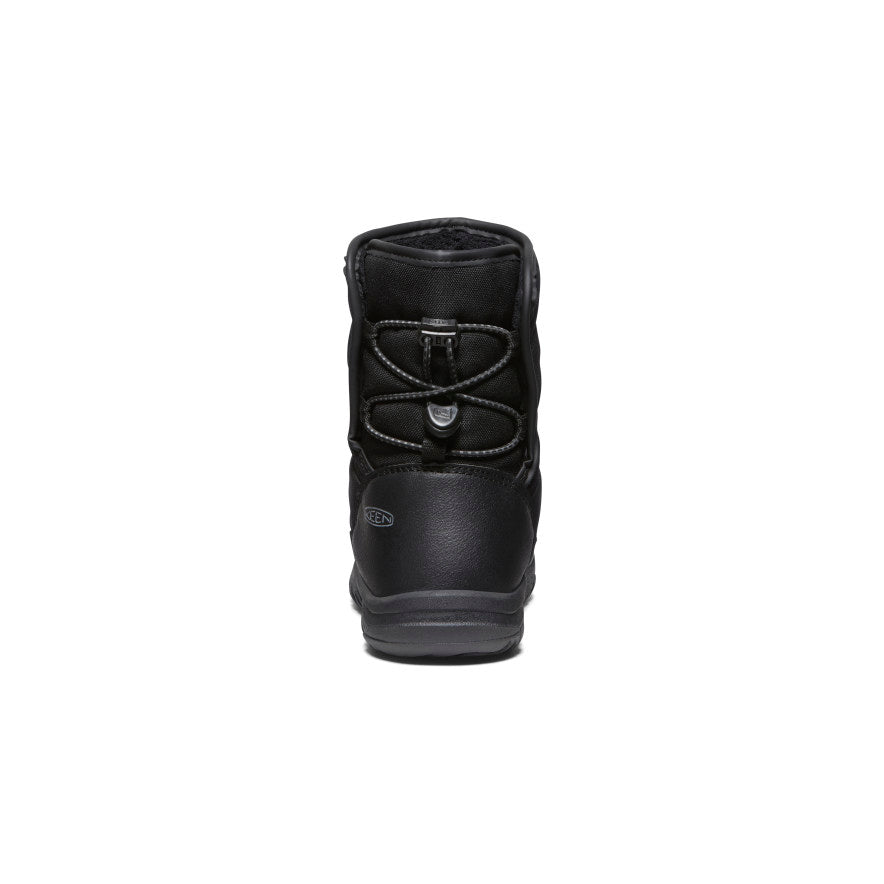 Big Kids' Puffrider Waterproof Winter Boot Black/Steel Grey / Keen