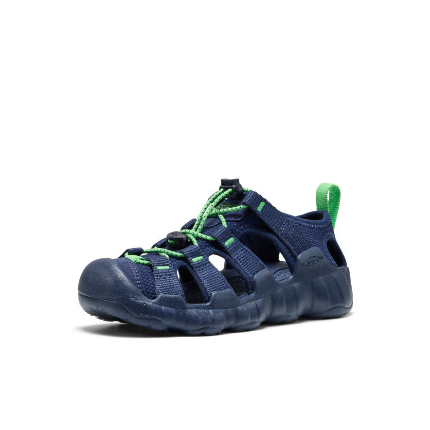 Big Kids' Hyperport H2 Sandal Naval Academy/Vibrant Green / Keen