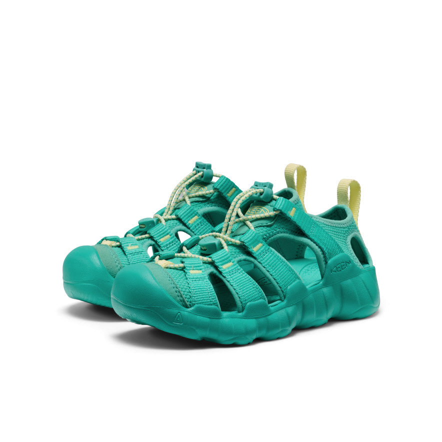 Big Kids' Hyperport H2 Sandal Bright Aqua/Wax Yellow / Keen