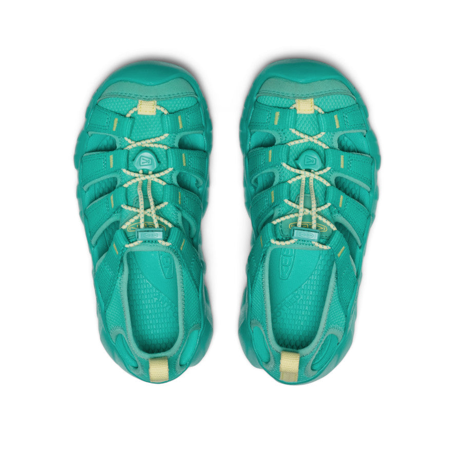 Big Kids' Hyperport H2 Sandal Bright Aqua/Wax Yellow / Keen