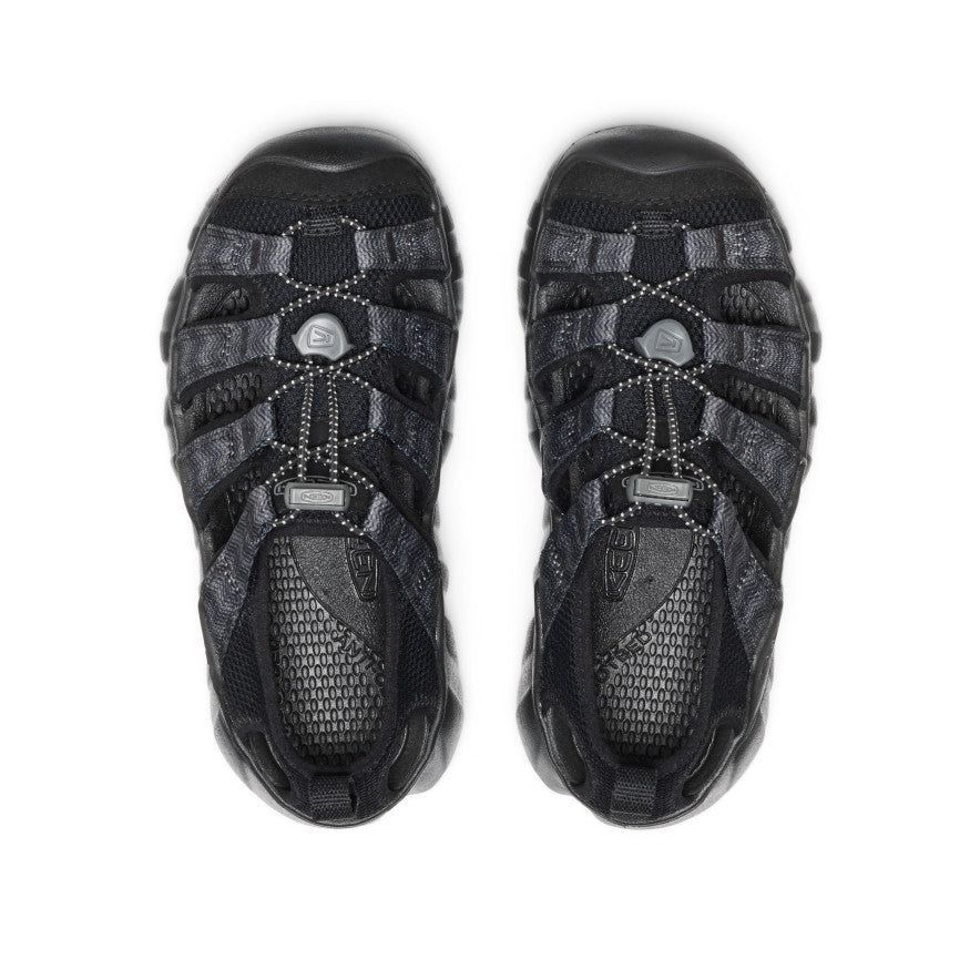 Big Kids' Hyperport H2 Sandal Black/Steel Grey / Keen