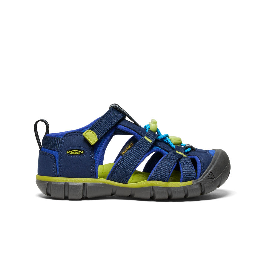 Little Kids' Seacamp II CNX Naval Academy/Chartreuse / Keen