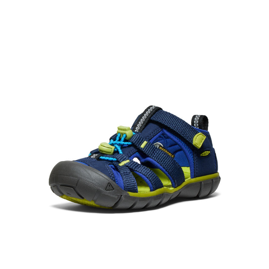 Little Kids' Seacamp II CNX Naval Academy/Chartreuse / Keen