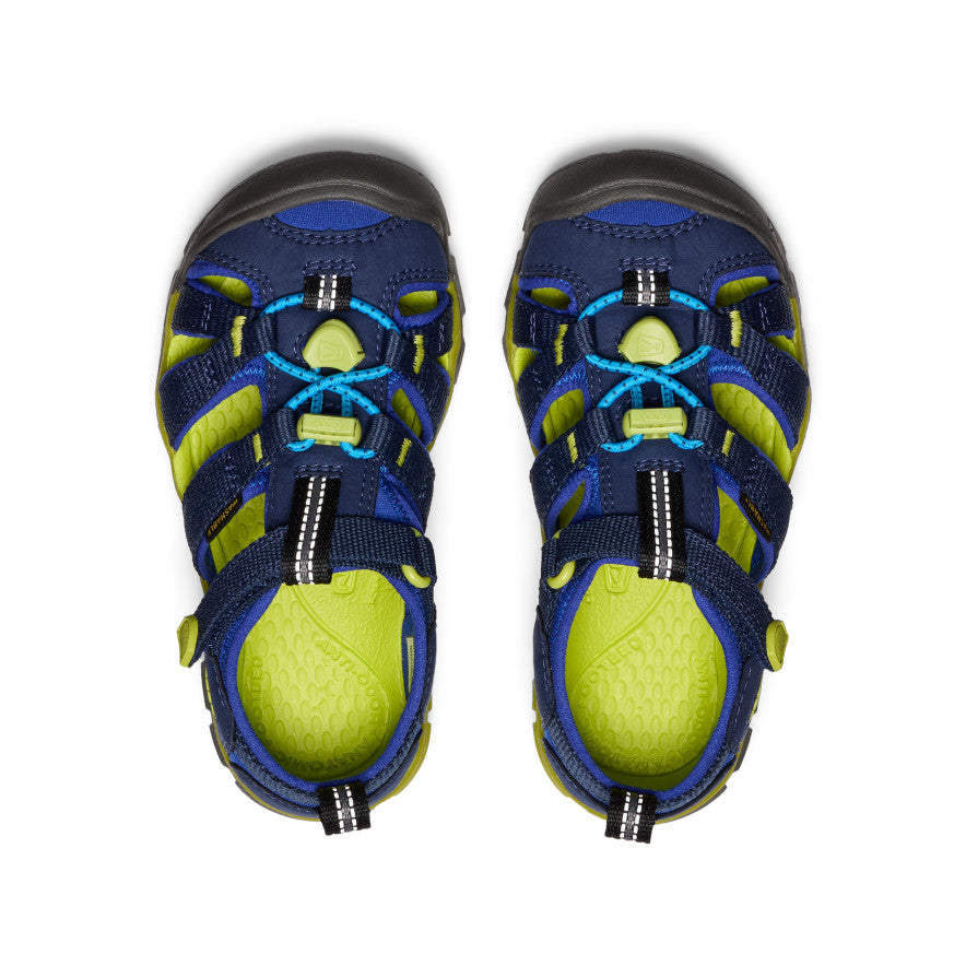 Little Kids' Seacamp II CNX Naval Academy/Chartreuse / Keen