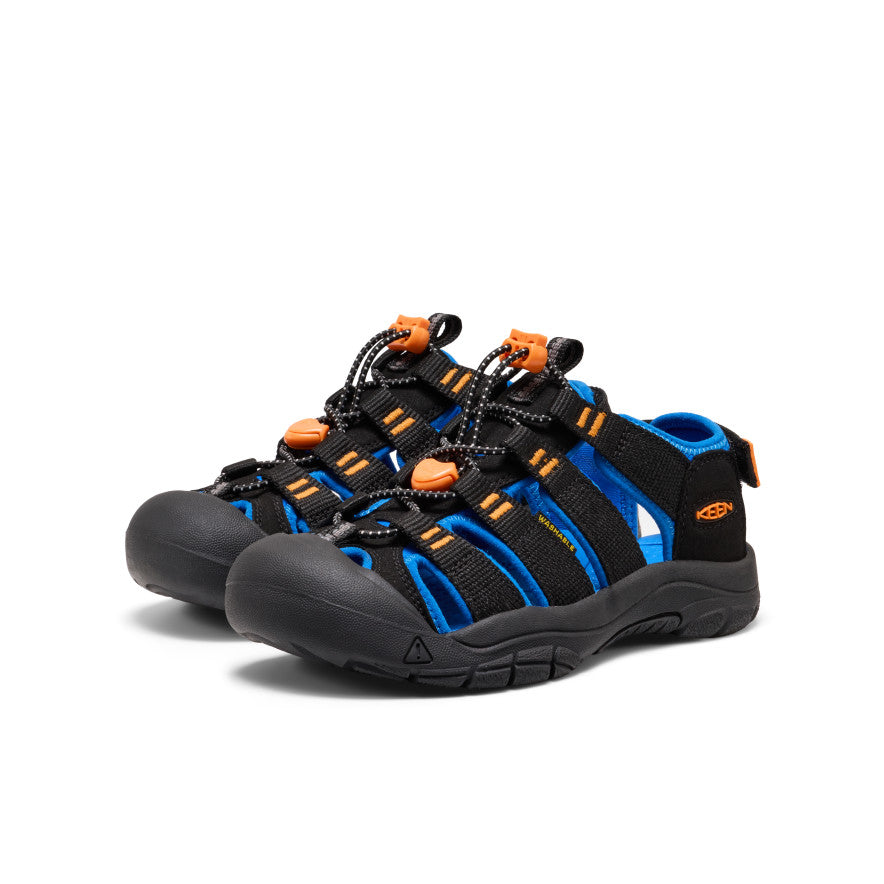 Big Kids' Newport Boundless Sandal Black/Precious Blue / Keen