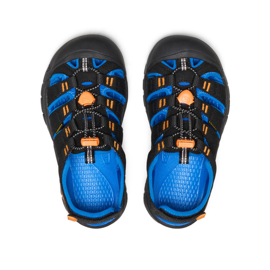 Big Kids' Newport Boundless Sandal Black/Precious Blue / Keen