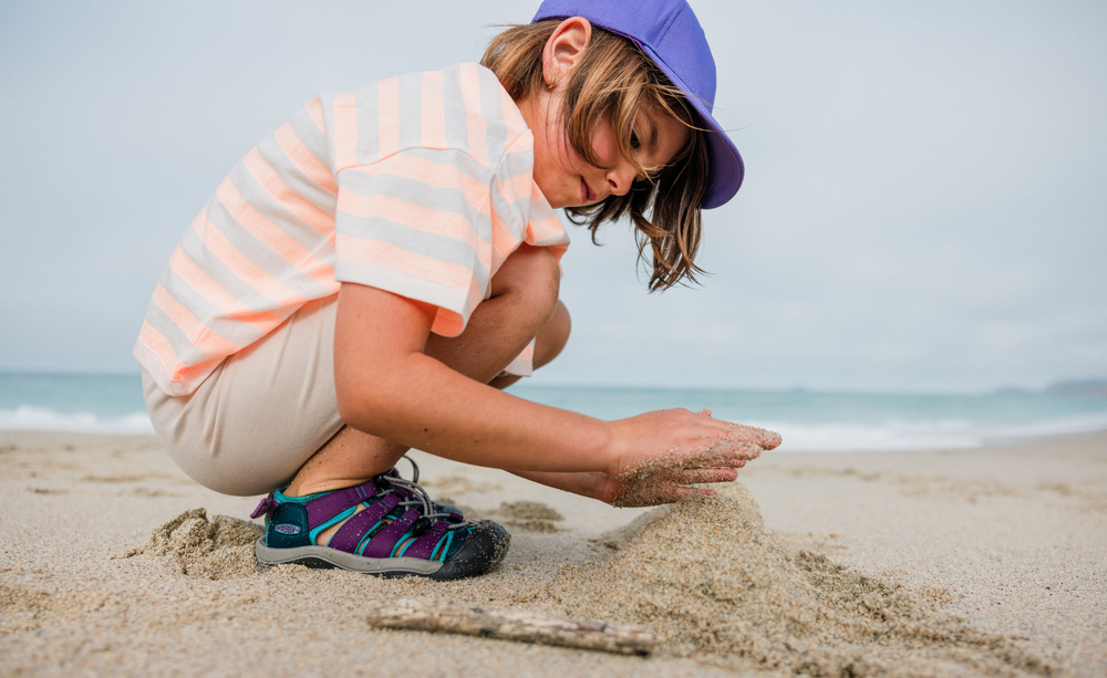 Little Kids' Newport Boundless Sandal Black/Precious Blue / Keen